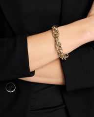 Open Link Stretch Bracelet Mixed Metals - Chico's