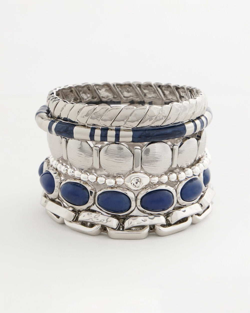 Blue Enamel Hinge Bangle Blue - Chico's