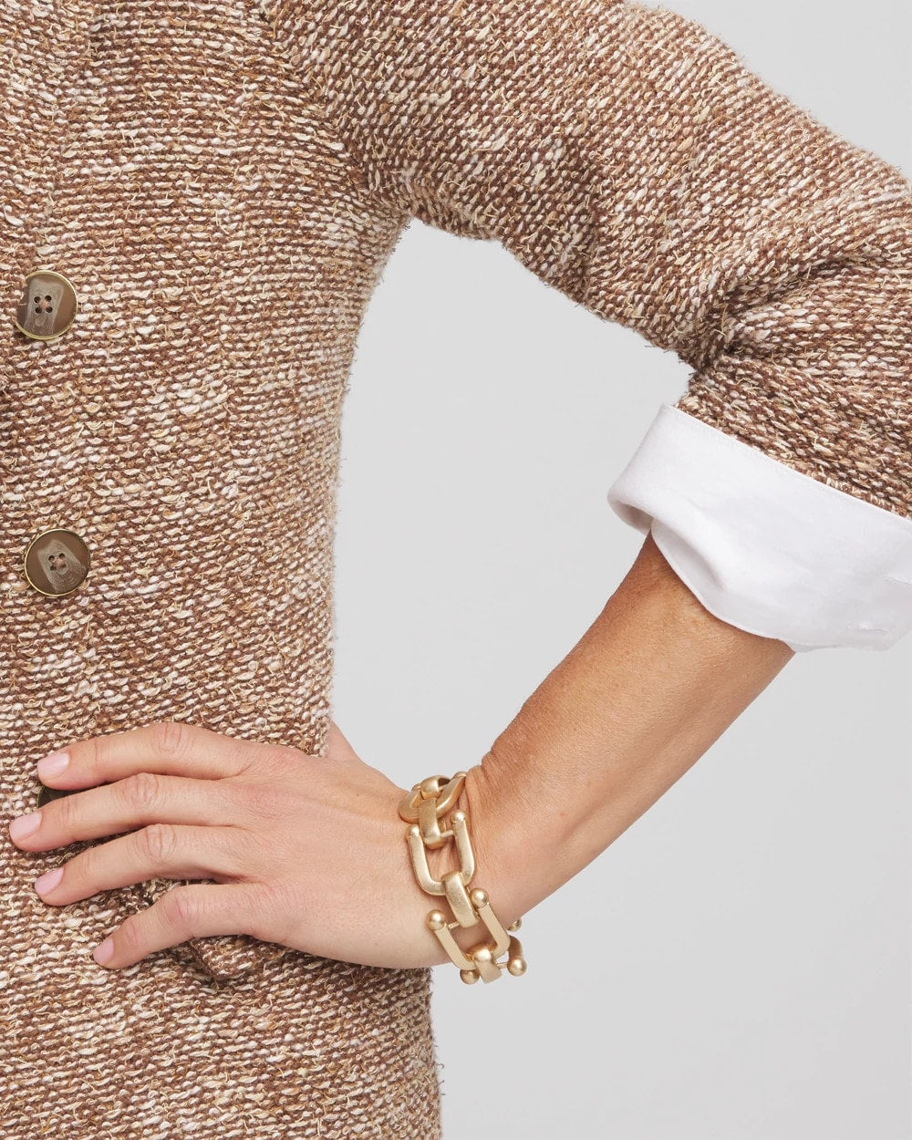 Golden Link Chain Bracelet Gold - Chico's