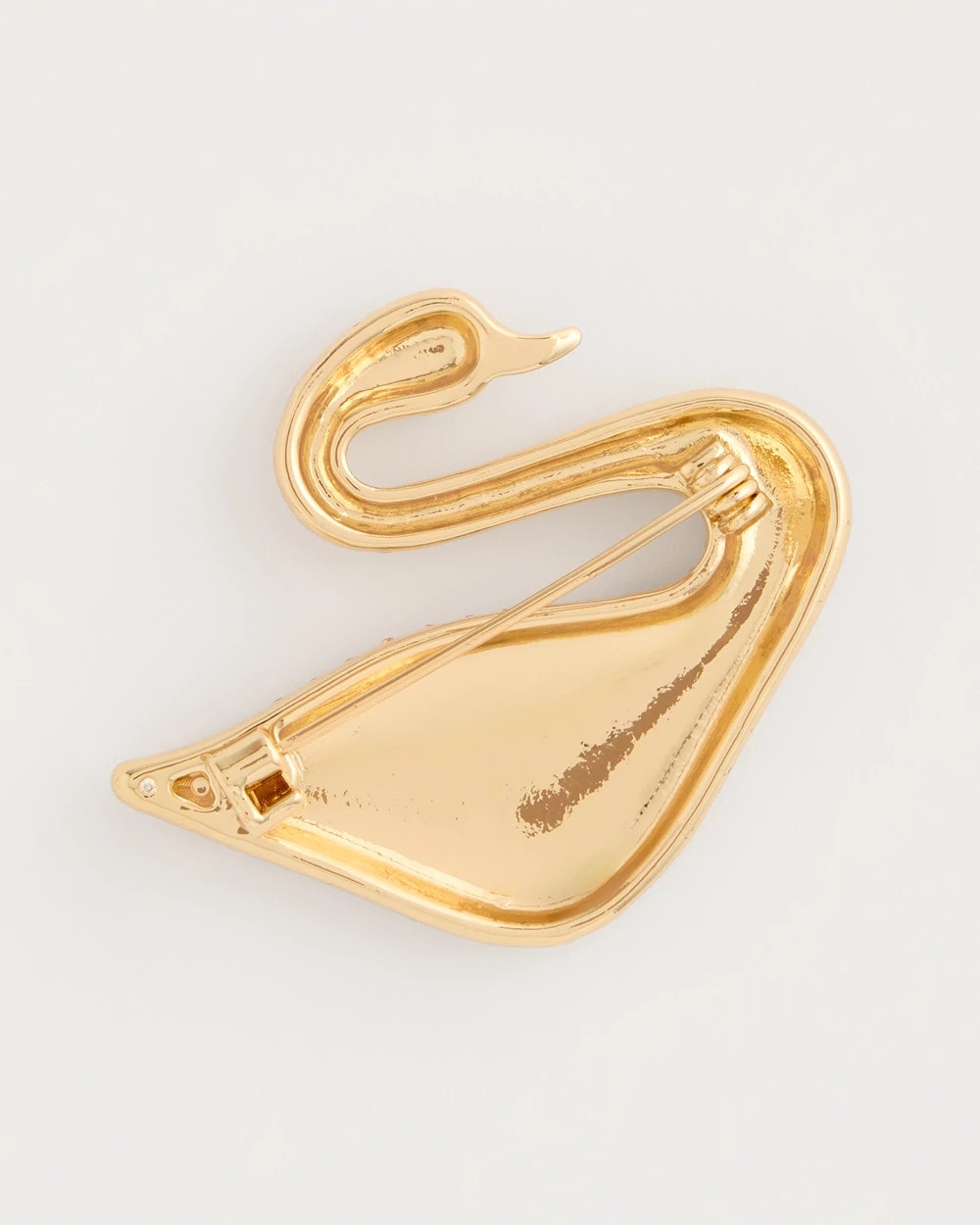 Sparkling Swan Brooch Gold - Chico's
