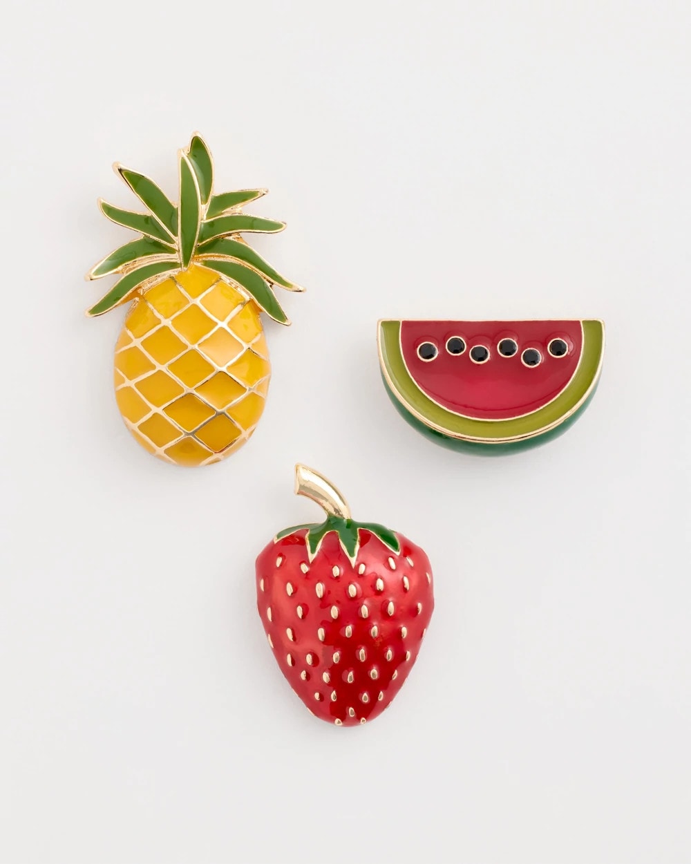 Fruit Brooch Set Multi - Chico's