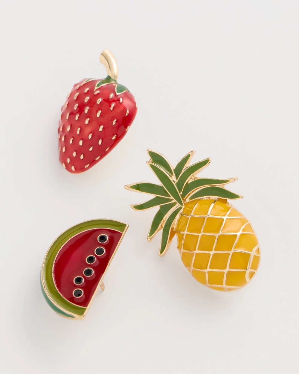 Fruit Brooch Set Multi - Chico's