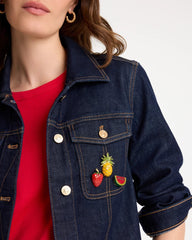 Fruit Brooch Set Multi - Chico's