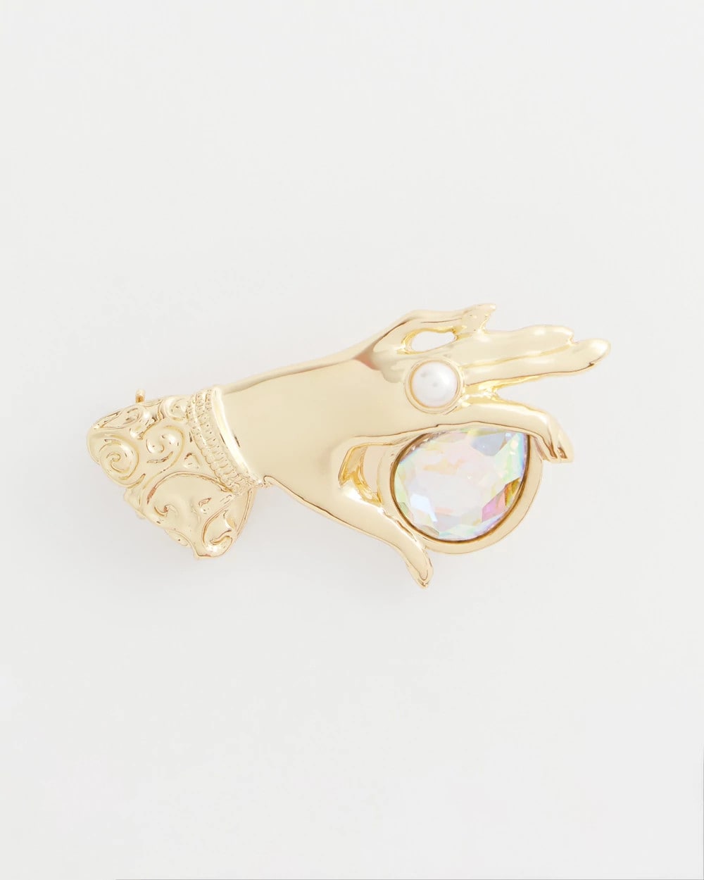 Fortune Teller Gem Brooch Gold - Chico's