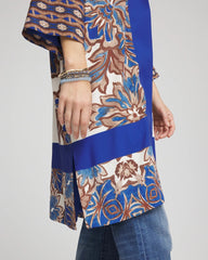 Crepe Long Printed Kimono English Cream - Chico's
