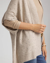 Embellished Cocoon Ruana Neutral - Chico's
