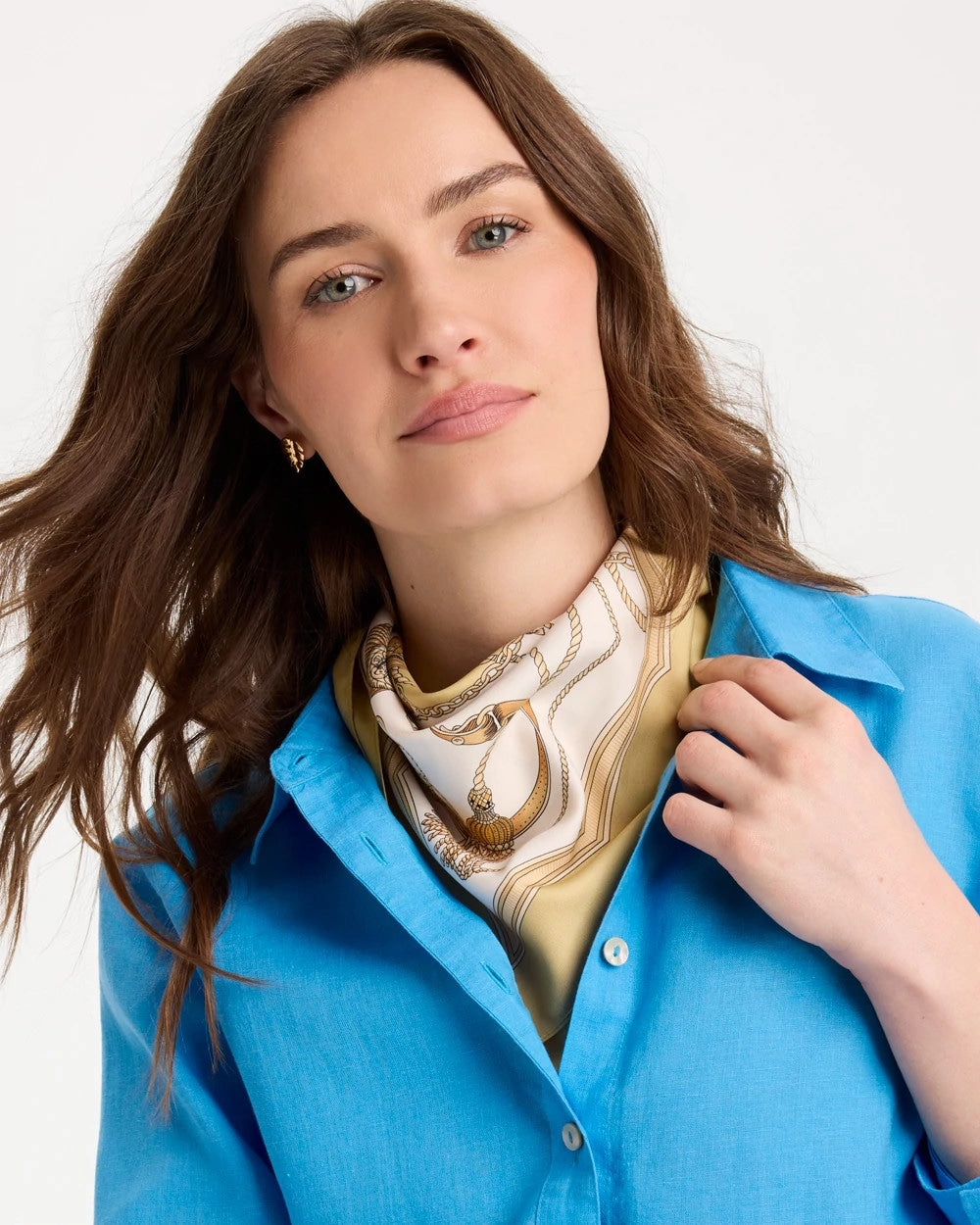Resort Square Scarf Green - Chico's