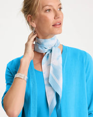 Palm Tie-Dye Skinny Scarf Alabaster - Chico's