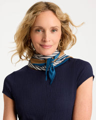Nautical Diamond Scarf Navy - Chico's