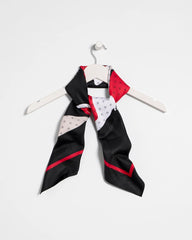 Polka Dot Floral Square Scarf Black - Chico's