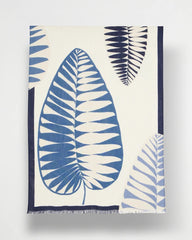 Palm Frond Oblong Scarf Passport Blue - Chico's