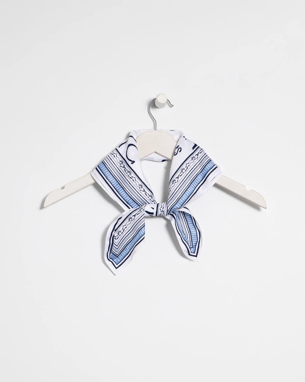 Beach Square Scarf Passport Blue - Chico's