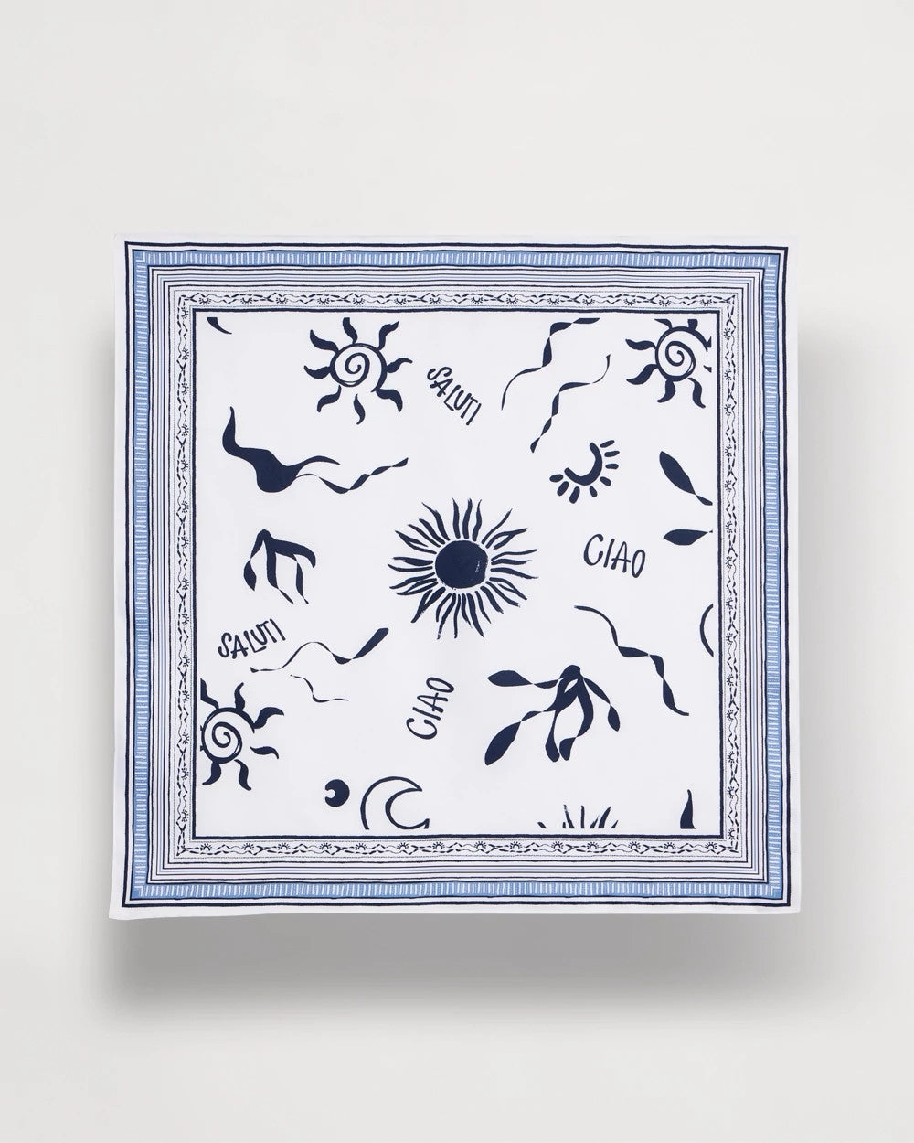 Beach Square Scarf Passport Blue - Chico's