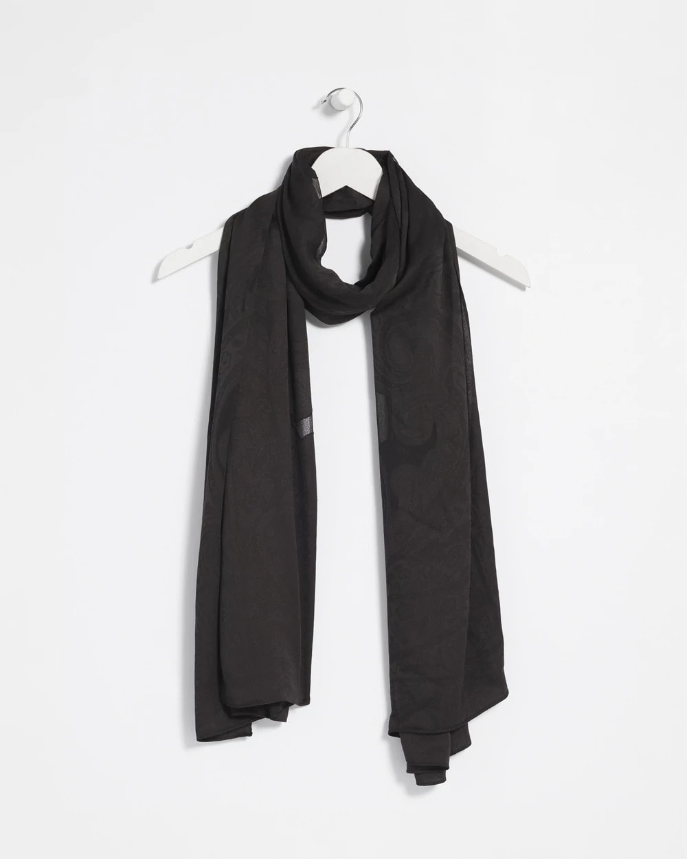 Floral Burnout Oblong Scarf Black - Chico's