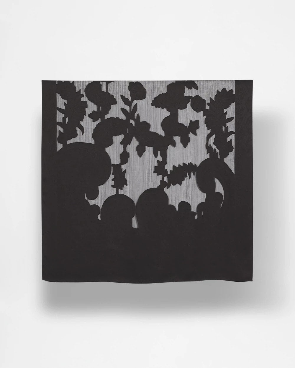 Floral Burnout Oblong Scarf Black - Chico's