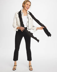 Floral Burnout Oblong Scarf Black - Chico's