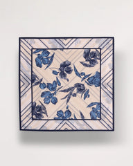 Striped Floral Square Scarf Pale Sand - Chico's