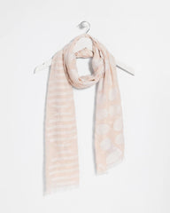 Neutral Polka Dot Oblong Scarf Neutral - Chico's