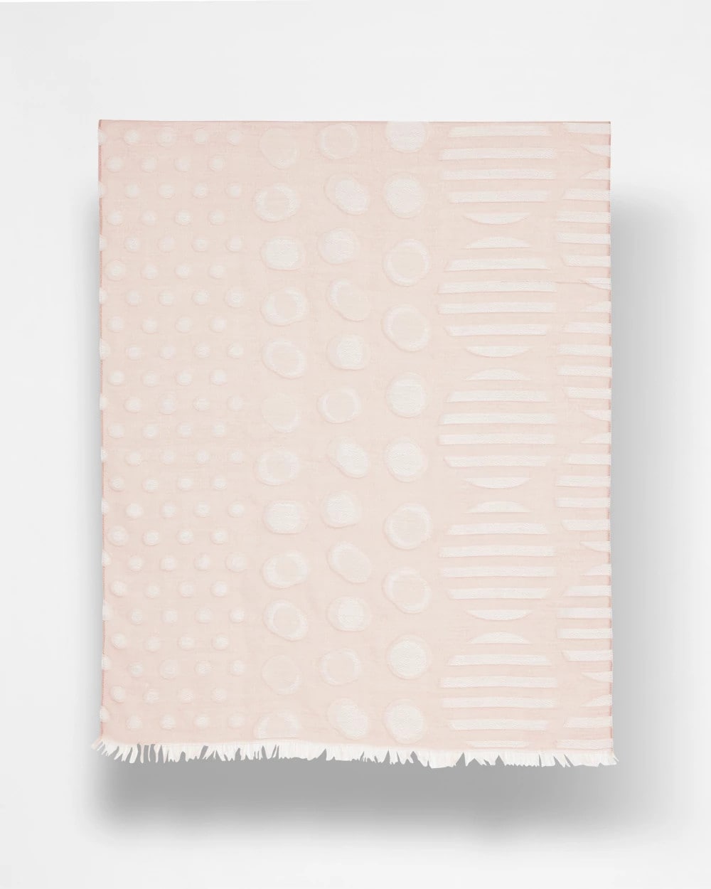 Neutral Polka Dot Oblong Scarf Neutral - Chico's