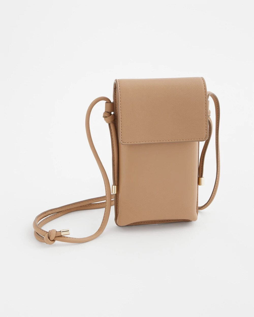 Leather Cross Body Phone Holder Bag Neutral - Chico's