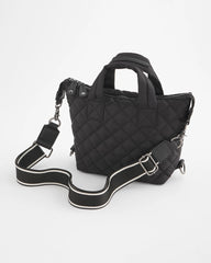 Quilted Cross Body Sport Tote Bag Black - Chico's
