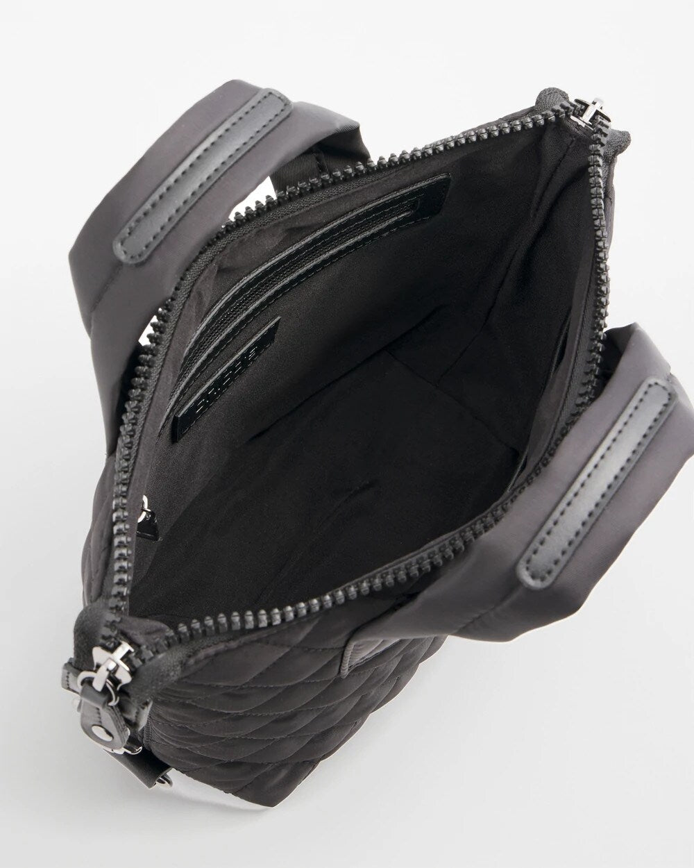 Quilted Cross Body Sport Tote Bag Black - Chico's