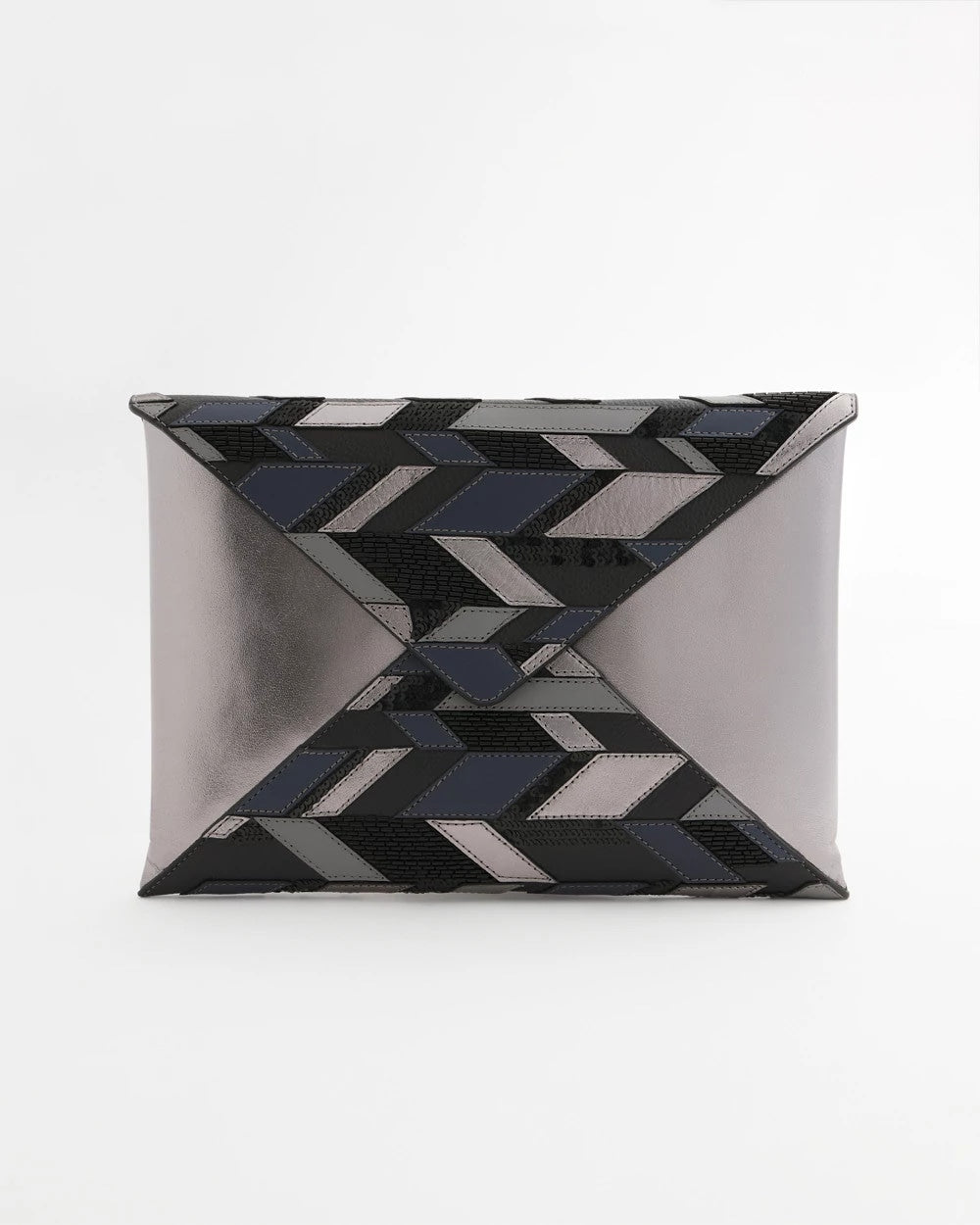 Embellished Envelope Clutch Metallic - Chico's