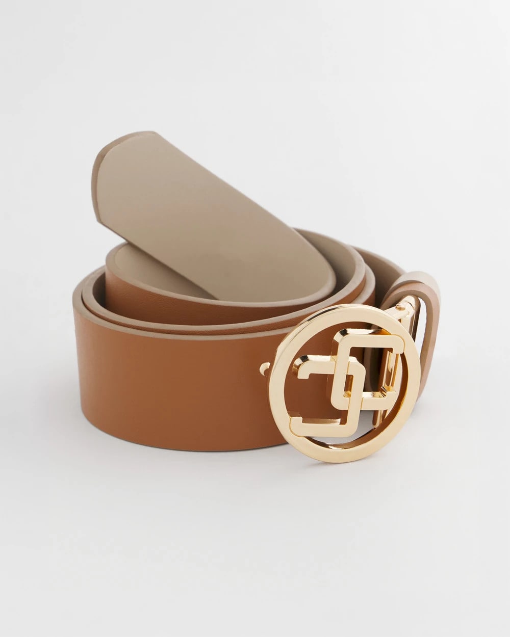 CC Reversible Double Keeper Belt Neutral - Chico's