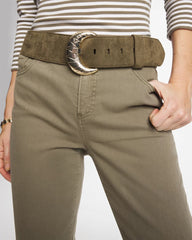 Green Faux Suede Sash Belt Green - Chico's