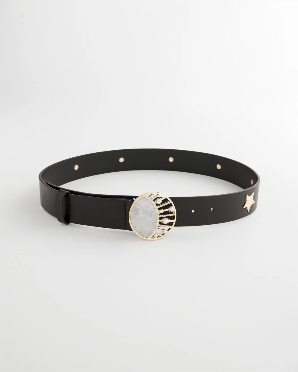 Moon & Stars Trouser Belt Black - Chico's