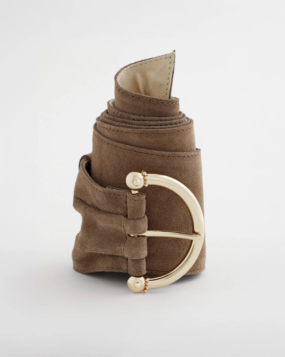 Suede Pull Through Sash Belt Topaz Smoke - Chico's