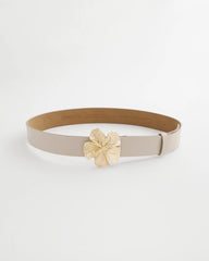 Floral Buckle Trouser Belt Neutral - Chico's