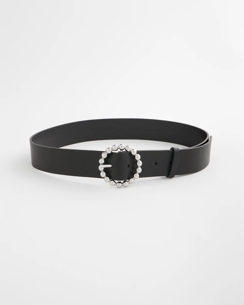 Silver Dot Trouser Belt Black/Silver - Chico's