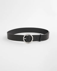 Silver Dot Trouser Belt Black/Silver - Chico's