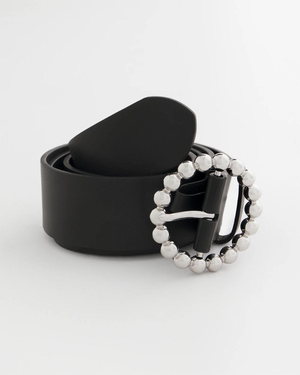 Silver Dot Trouser Belt Black/Silver - Chico's
