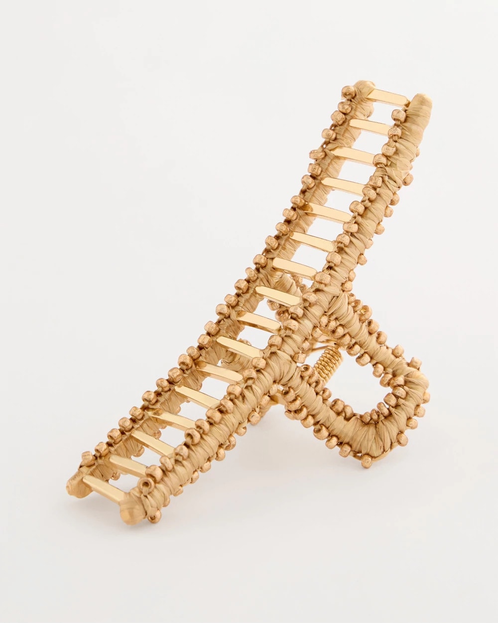 Raffia Hair Clip Metallic - Chico's
