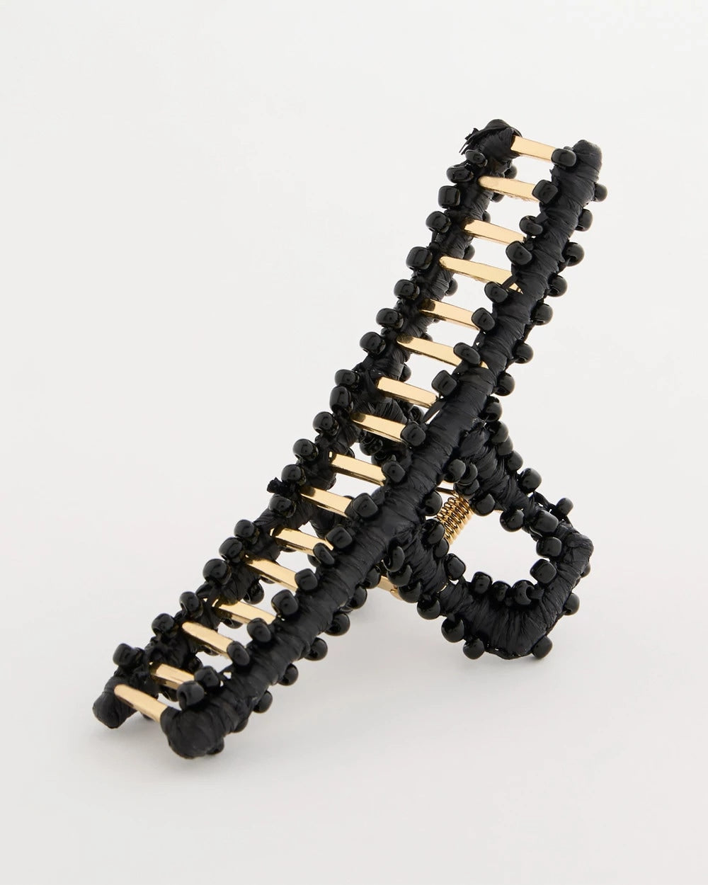 Black Raffia Hair Clip Black - Chico's