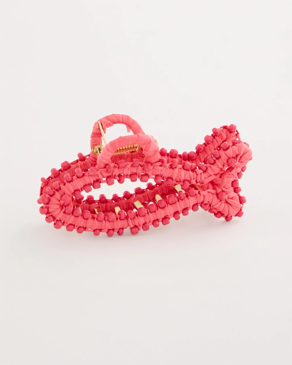 Coral Fish Raffia Hair Clip Coral - Chico's