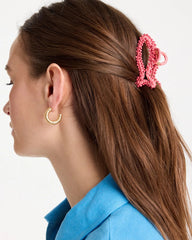 Coral Fish Raffia Hair Clip Coral - Chico's