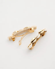 Seashell-Inspired Hair Clip Set Gold - Chico's