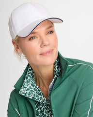 Baseball Piping Perforated Sport Hat Alabaster - Chico's