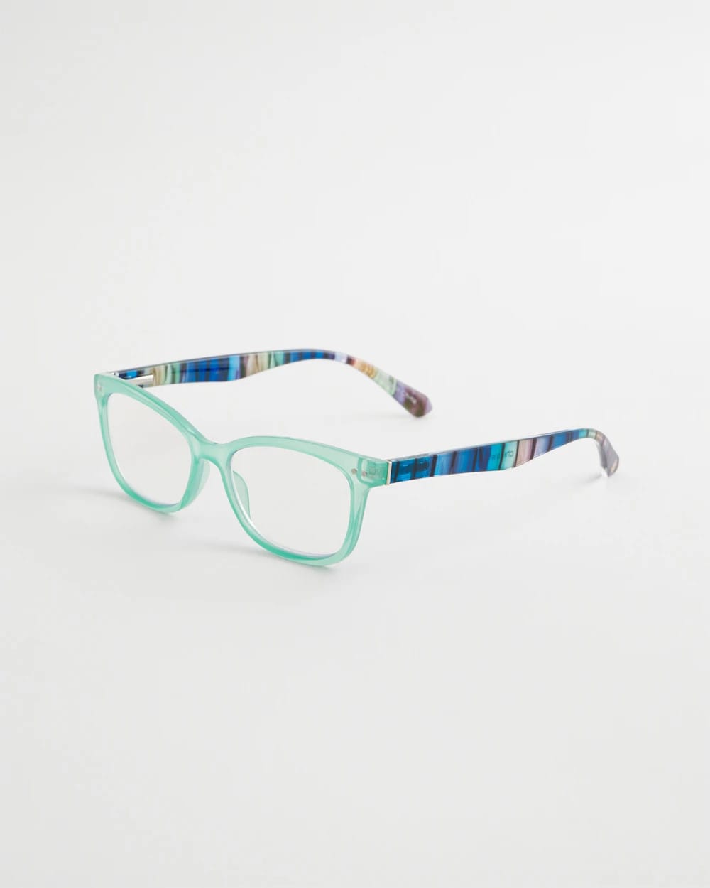 Multi-Stripe Square Readers Green - Chico's