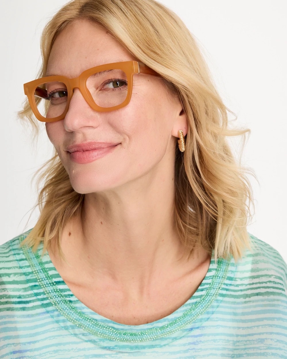Neutral Matte Square Readers Neutral - Chico's
