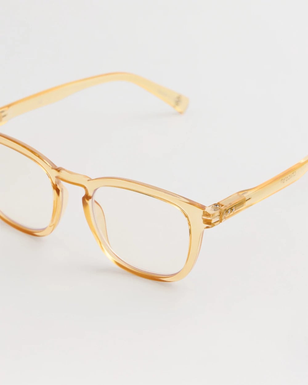 Crystal Square Readers Yellow - Chico's