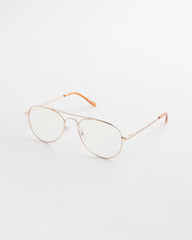 Metal Aviator Readers Gold - Chico's