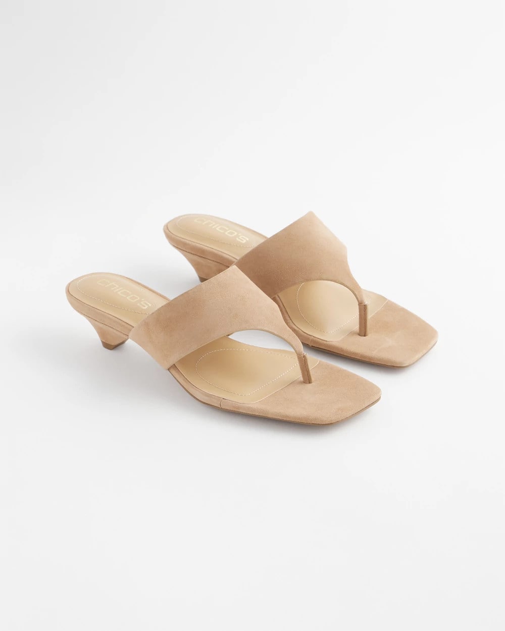 Julia Suede Kitten Heel Light Tan - Chico's