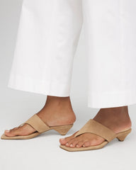 Julia Suede Kitten Heel Light Tan - Chico's
