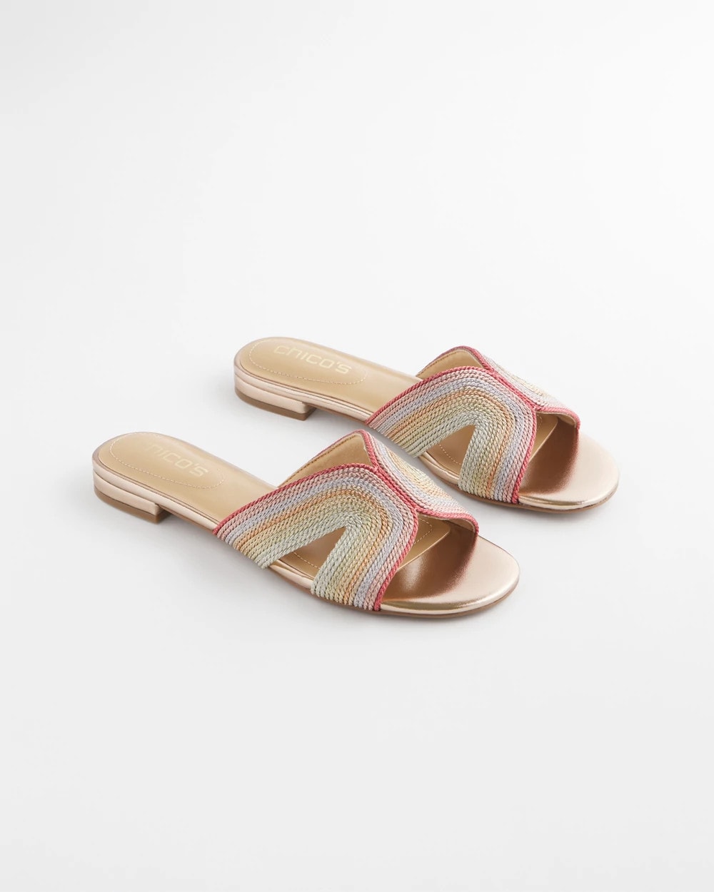 Palma Slide Sandals Metallic Multi - Chico's