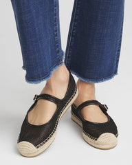 Eliana Mesh Mary Jane Espadrille Black - Chico's