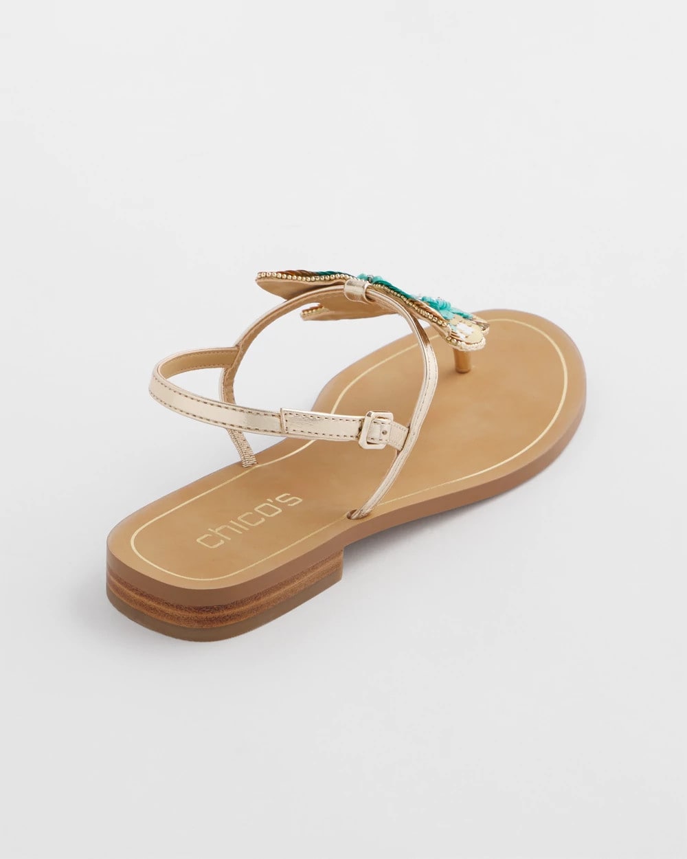 Butterfly T-Strap Sandal Metallic Multi - Chico's
